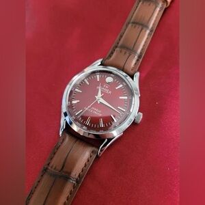 RARE Roamer Brown and Silver Men's Watch